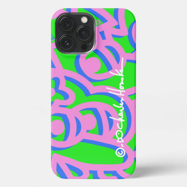 Phone Case: 3D Characters Pink