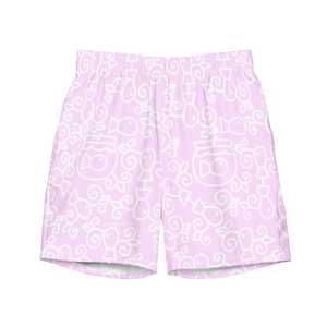 Swim wear: Trunks: Pink Fish Pattern