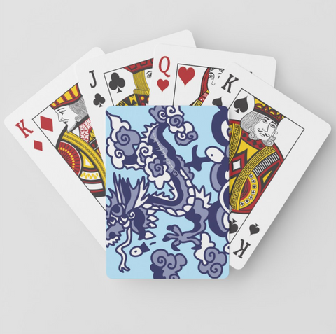 Playing Cards: Blue Dragon