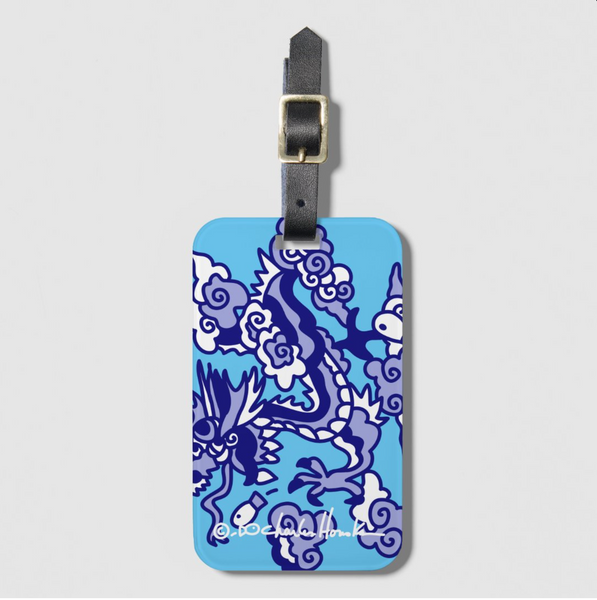 Luggage Tag: Blue Dragon