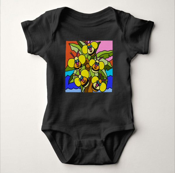 Baby Jersey Bodysuit: BeeBeez