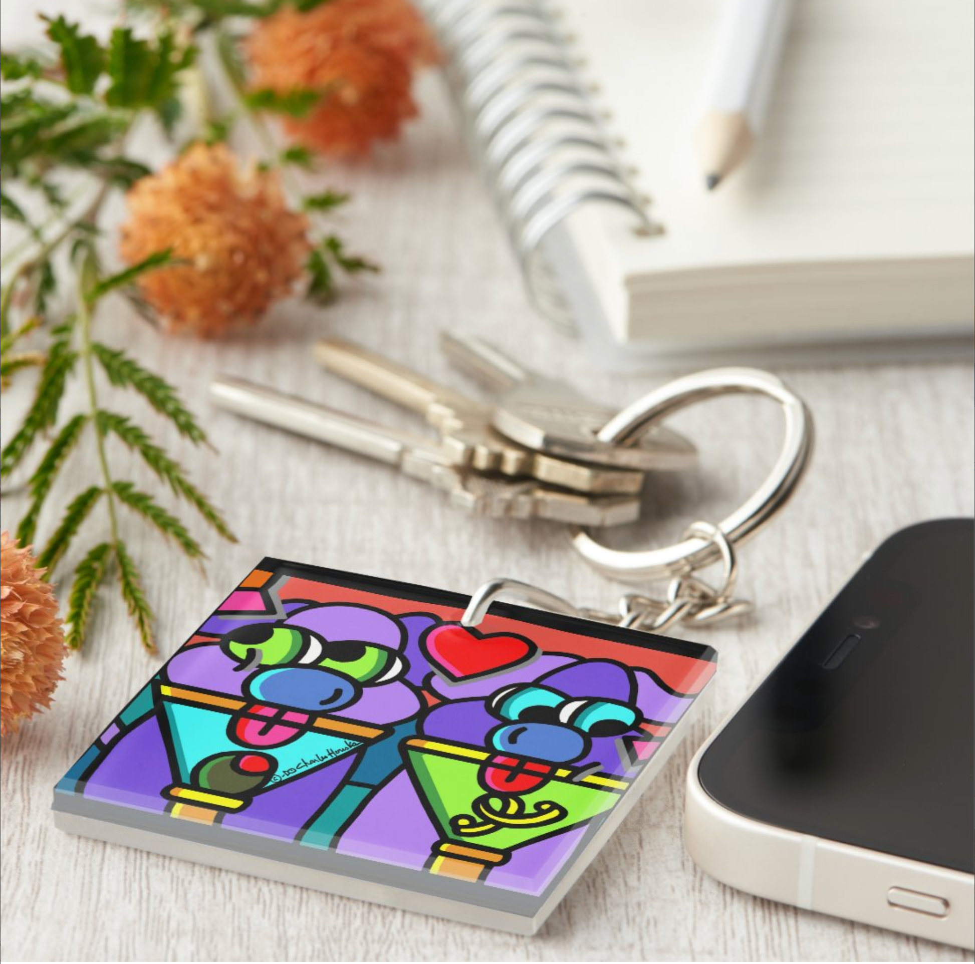 Best Photo Premium Square Keyrings In Bulk – My Accessories Angel Key ...