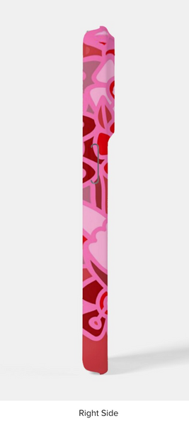 Phone Case: Red Ombre Birds