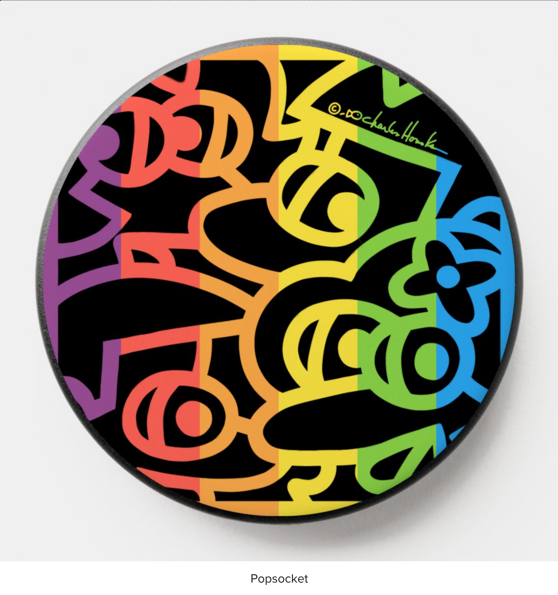 Pop Grip: Pride Vintage Pattern