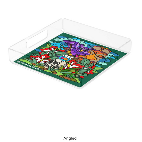 Acrylic Tray: Skull Garden