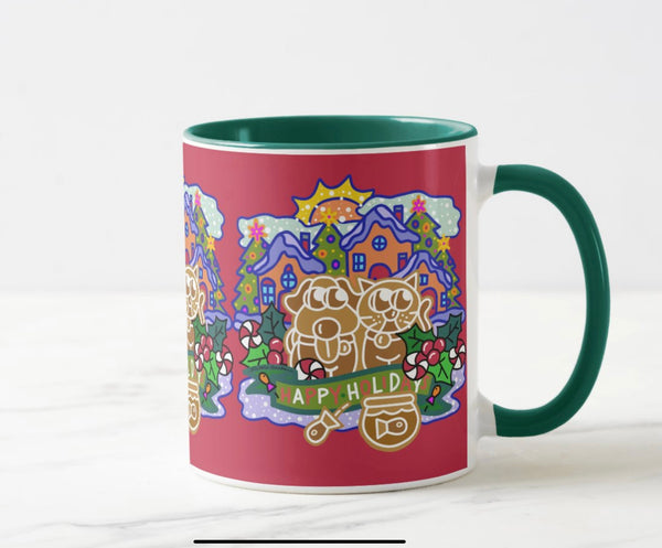 Coffee Mug: Gingerbread Holiday