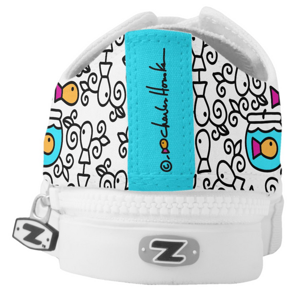 Low-Top Shoes: Fishbowl Pattern