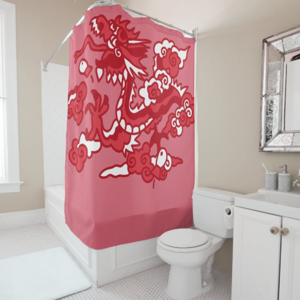 Shower Curtain: Red Dragon