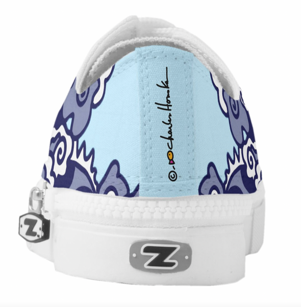 Low-Top Shoes: Blue Dragon