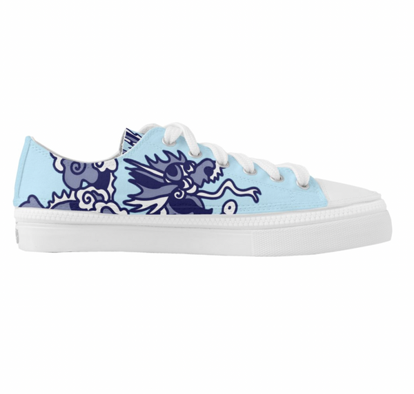 Low-Top Shoes: Blue Dragon