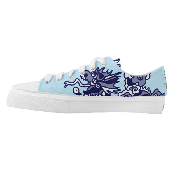 Low-Top Shoes: Blue Dragon