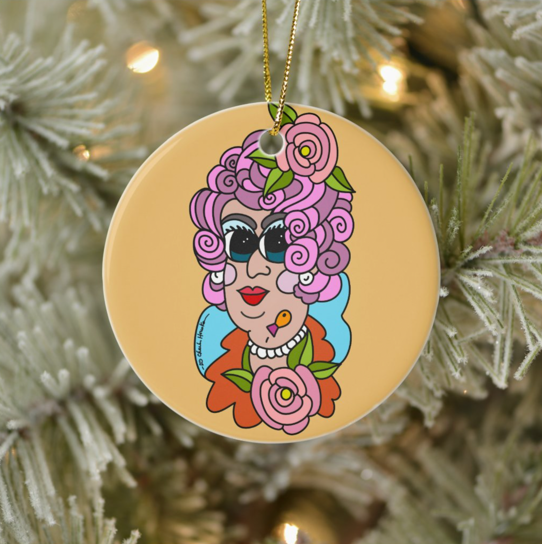 Ornament: Ms. Pinky