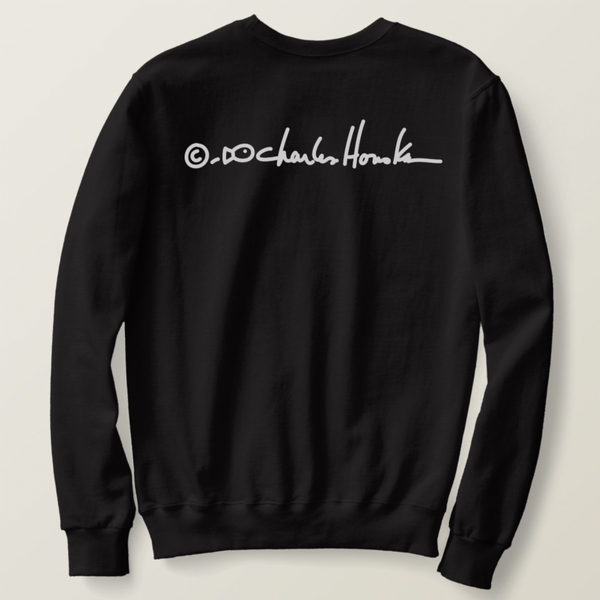 Sweatshirt: Old School Pattern Black