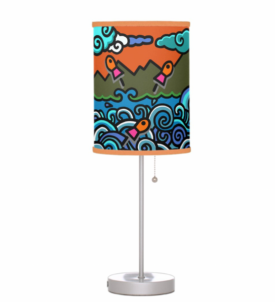 Desk Lamp: Flying Fish