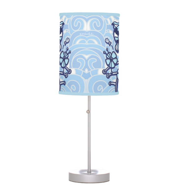 Desk Lamp: Blue Koi