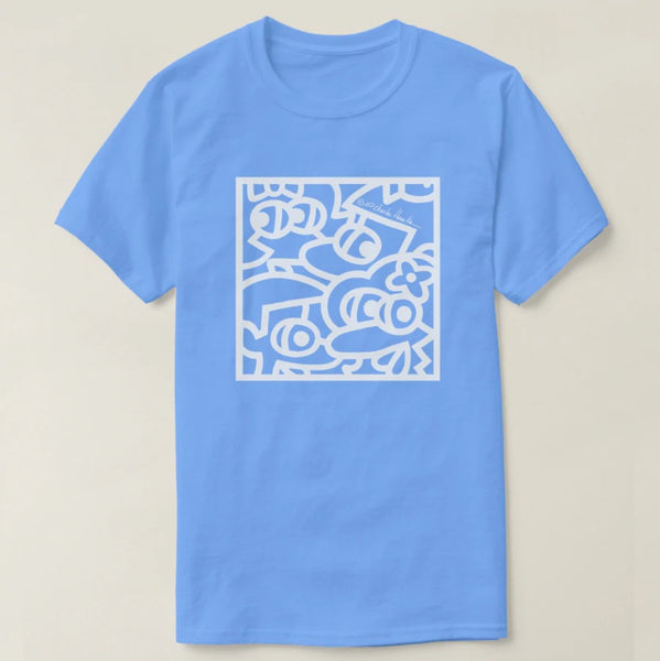 T-Shirt Colored: Old School Pattern