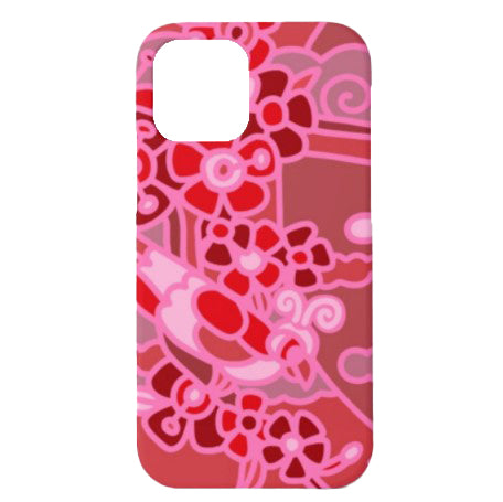 Phone Case: Red Ombre Birds