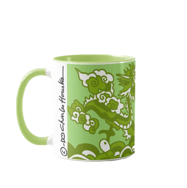 Coffee Mug: Dragon Green