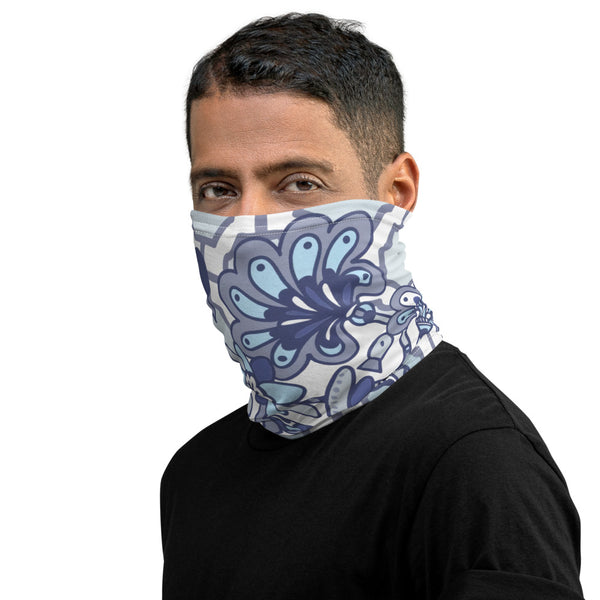 Face Mask: Neck Gaiter: Garden Birds