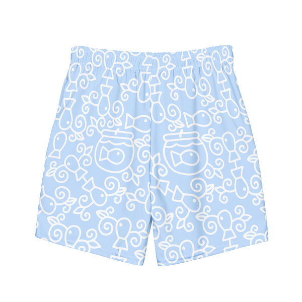 Swim wear: Trunks: Fish Pattern