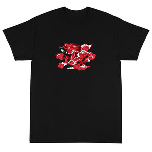 T-Shirt Black: Red Dragon